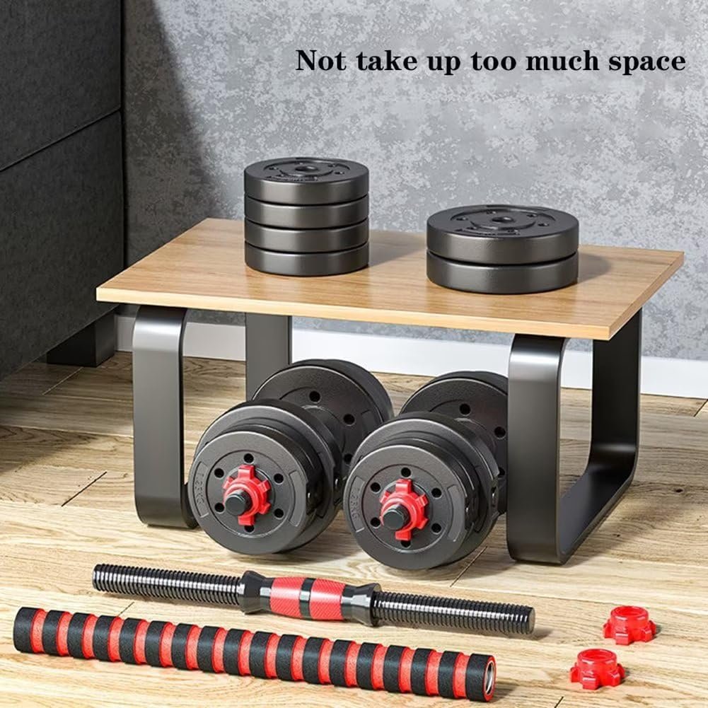 BCBIG Adjustable-Dumbbells-Sets, 20/30/40/60/80lbs Free Weights-Dumbbells Set of 2 Convertible To Barbell A Pair of Lightweight for Home Gym,Women and Men Equipment