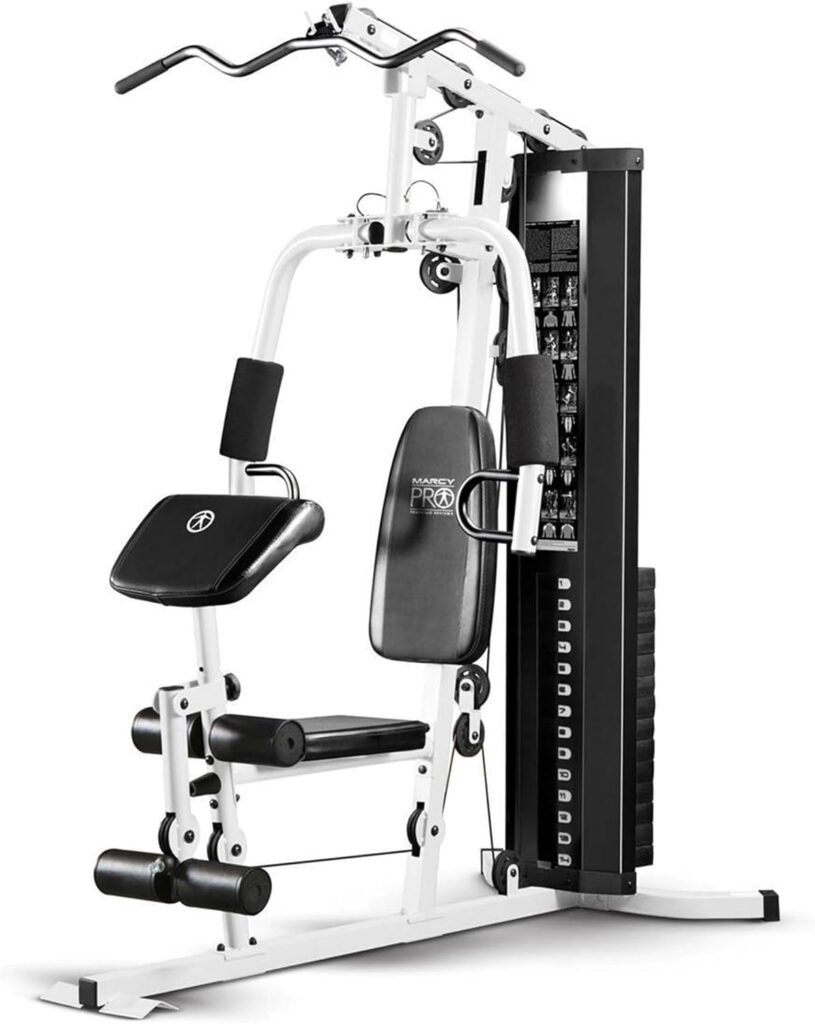 Marcy Dual-Functioning Upper And Lower Body 150-Pound Stack Home Gym Workout Weight Machine